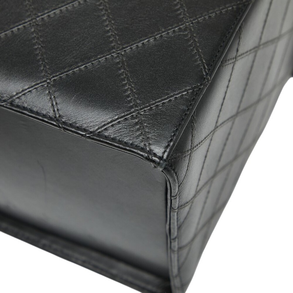 CHANEL Black Lambskin Leather Shoulder Bag - Picture 6 of 11